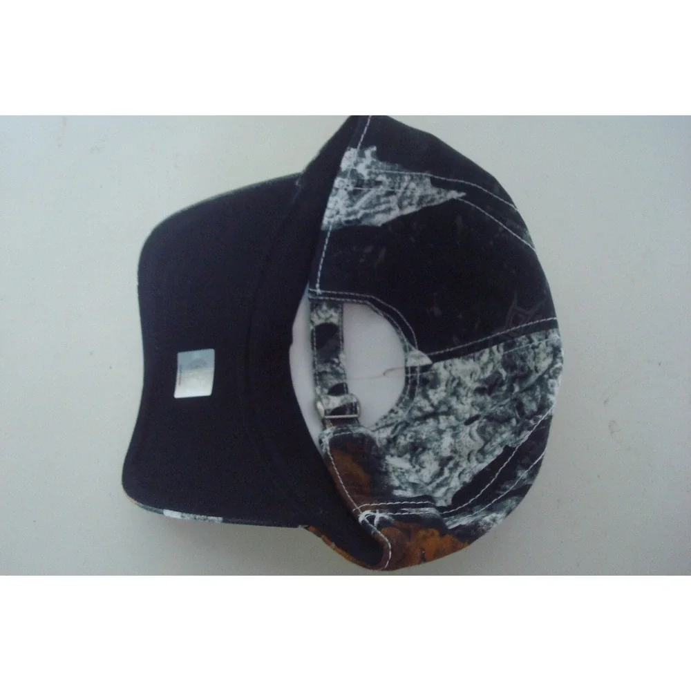 KANSAS JAYHAWKS CAMO  BEACH‎ GOLF STRAPBACK  DEADSTOCK HAT CAP VINTAGE H1